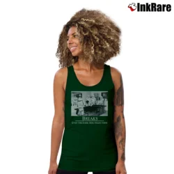 Women’s Star Wars Ping Pong Breaks Even The Dark Side Tank Top in forest green | Lightweight, Movement-Friendly