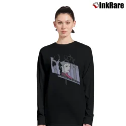 Women’s Star Wars Queen Amidala Craig Drake Art Long-Sleeve Top in black | Sleek, Versatile, All-Season