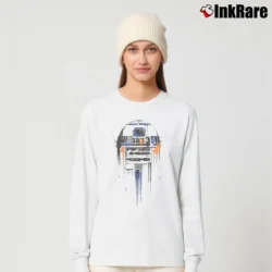 Women’s Star Wars R2 - D2 Droid Artoo - Detoo Long-Sleeve Top in white | Sleek, Versatile, All-Season