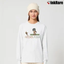 Women’s Star Wars Rebel Folk Kanan Jarrus Lothal Long-Sleeve Top in white | Sleek, Versatile, All-Season