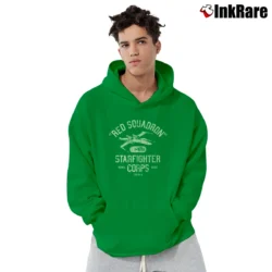 Men’s Star Wars Rebel X - Wing Starfighter Corps Pullover Hoodie in irish green | Cozy, Durable, Modern Fit