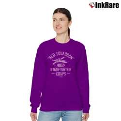 Women’s Star Wars Rebel X - Wing Starfighter Corps Relaxed Sweatshirt in purple | Soft, Laid-Back Vibe