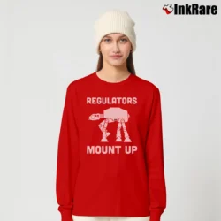 Women’s Star Wars Regulators Mount Up Long-Sleeve Top in red | Sleek, Versatile, All-Season