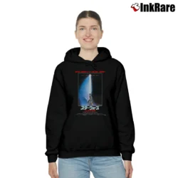 Women’s Star Wars Return Of The Jedi Japanese Poster Cozy Hoodie in black | Warm, Structured, Stylish