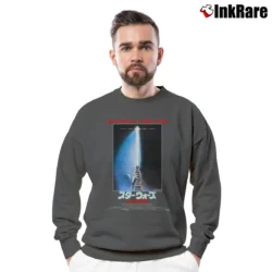 Men’s Star Wars Return Of The Jedi Japanese Poster Crewneck Sweatshirt in charcoal | Cozy Fabric, Clean Style