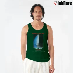 Men’s Star Wars Return Of The Jedi Japanese Poster Tank Top in forest green | Breathable, Active-Friendly Design