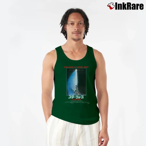 Star Wars Return Of The Jedi Japanese Poster Men’s Performance Tank in forest green – Lightweight Comfort Men’s Star Wars Return Of The Jedi Japanese Poster Tank Top in forest green | Breathable, Active-Friendly Design