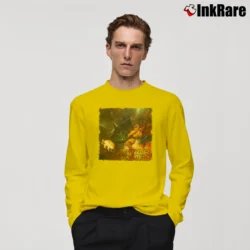 Men’s Star Wars Rock Band Lucas Films Darth R2D2 Long-Sleeve Shirt in yellow | Sleek, Lightweight, Year-Round Wear