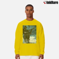 Men’s Star Wars Rogue One Death Trooper Movie Poster Long-Sleeve Shirt in yellow | Sleek, Lightweight, Year-Round Wear