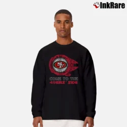 Men’s Star Wars San Francisco 49ers Come To The Dark Side Long-Sleeve Shirt in black | Sleek, Lightweight, Year-Round Wear