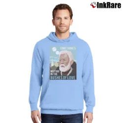 Men’s Star Wars Something Waiting In The Bushes Of Love Bad Lip Reading Pullover Hoodie in light blue | Cozy, Durable, Modern Fit