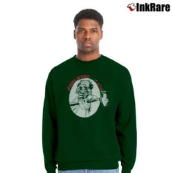 Men’s Star Wars Sound People Inspired Graphic Crewneck Sweatshirt in forest green | Cozy Fabric, Clean Style