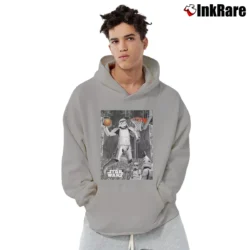 Men’s Star Wars Stormtrooper Basketball Graphic Pullover Hoodie in sport grey | Cozy, Durable, Modern Fit