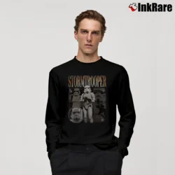 Men’s Star Wars Stormtrooper Movie Birthday Gift Long-Sleeve Shirt in black | Sleek, Lightweight, Year-Round Wear