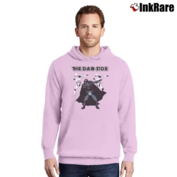 Men’s Star Wars The Dab Side Funny Graphic Pullover Hoodie in light pink | Cozy, Durable, Modern Fit