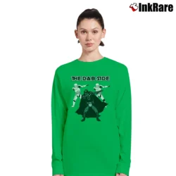Women’s Star Wars The Dab Side Funny Graphic Long-Sleeve Top in irish green | Sleek, Versatile, All-Season