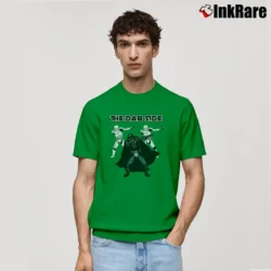 Men’s Star Wars The Dab Side Funny Graphic Classic T-Shirt in irish green | Soft, Breathable Everyday Wear