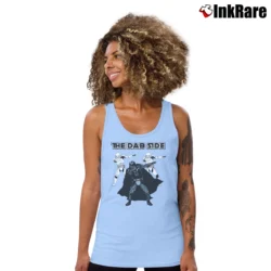 Women’s Star Wars The Dab Side Funny Graphic Tank Top in light blue | Lightweight, Movement-Friendly
