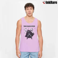 Men’s Star Wars The Dab Side Funny Graphic Tank Top in light pink | Breathable, Active-Friendly Design