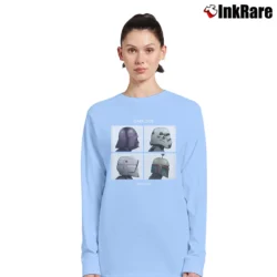 Women’s Star Wars The Dark Side Side View Long-Sleeve Top in light blue | Sleek, Versatile, All-Season