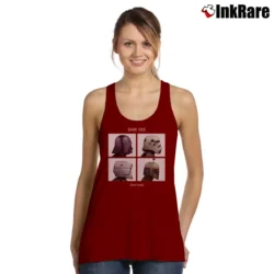 Women’s Star Wars The Dark Side Side View Tank Top in maroon | Lightweight, Movement-Friendly