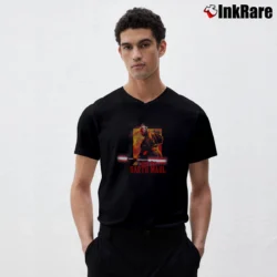 Men’s Star Wars The DarkSide Darth Maul V-Neck Tee in black | Sharp, Breathable, Everyday Staple