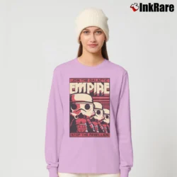 Women’s Star Wars The Force Awakens Stormtrooper Poster Long-Sleeve Top in light pink | Sleek, Versatile, All-Season