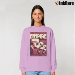 Women’s Star Wars The Force Awakens Stormtrooper Poster Relaxed Sweatshirt in light pink | Soft, Laid-Back Vibe