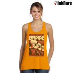 Women’s Star Wars The Force Awakens Stormtrooper Poster Tank Top in orange | Lightweight, Movement-Friendly