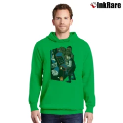 Men’s Star Wars The Kessel Run Video Game Style Pullover Hoodie in irish green | Cozy, Durable, Modern Fit