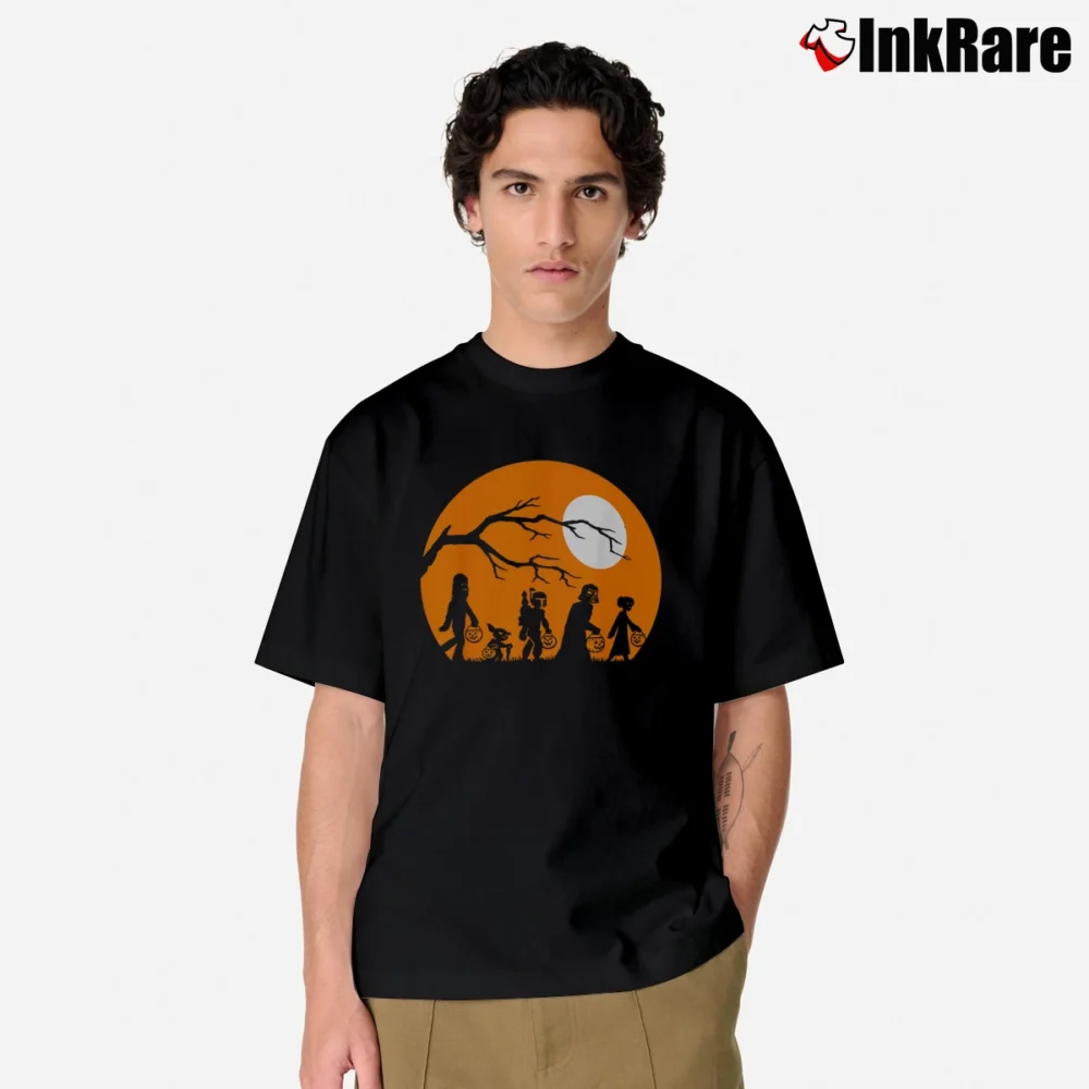 Men’s Star Wars Trick Or Treat Halloween Classic T-Shirt in black | Soft, Breathable Everyday Wear