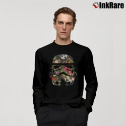 Men’s Star Wars Tropical Stormtrooper Summer Long-Sleeve Shirt in black | Sleek, Lightweight, Year-Round Wear