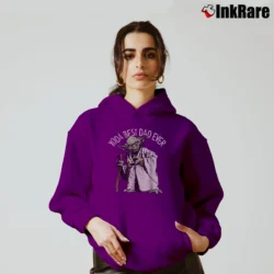 Women’s Star Wars Yoda Best Dad Ever Graphic Cozy Hoodie in purple | Warm, Structured, Stylish