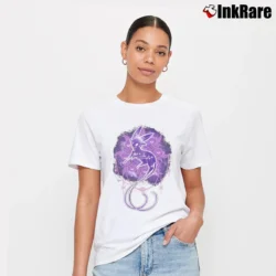 Women’s Starry Sun Back Print Espeon Signature T-Shirt in white | Soft, Flattering Fit