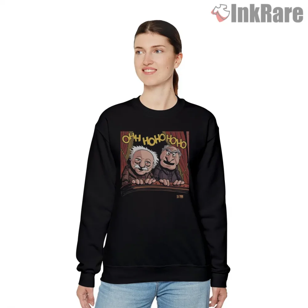 Statler Waldorf Classic Theater Balcony Vintage Duo Shirt on graphic shirt for women graphic tee