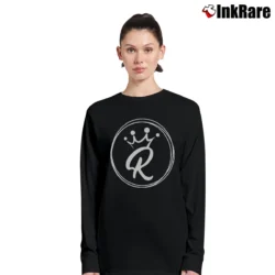 Women’s Stay Royalty Family Long-Sleeve Top in black | Sleek, Versatile, All-Season
