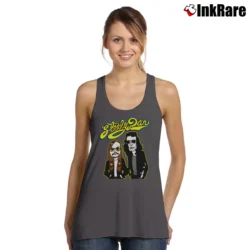 Women’s Steely Dan Jazz Rock Tour Band Tank Top in charcoal | Lightweight, Movement-Friendly