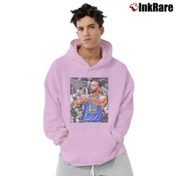 Men’s Stephen Curry Golden State Warriors Pullover Hoodie in light pink | Cozy, Durable, Modern Fit