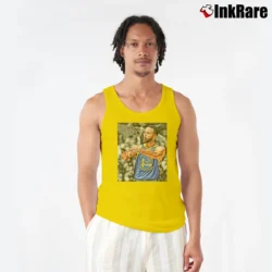 Men’s Stephen Curry Golden State Warriors Tank Top in yellow | Breathable, Active-Friendly Design
