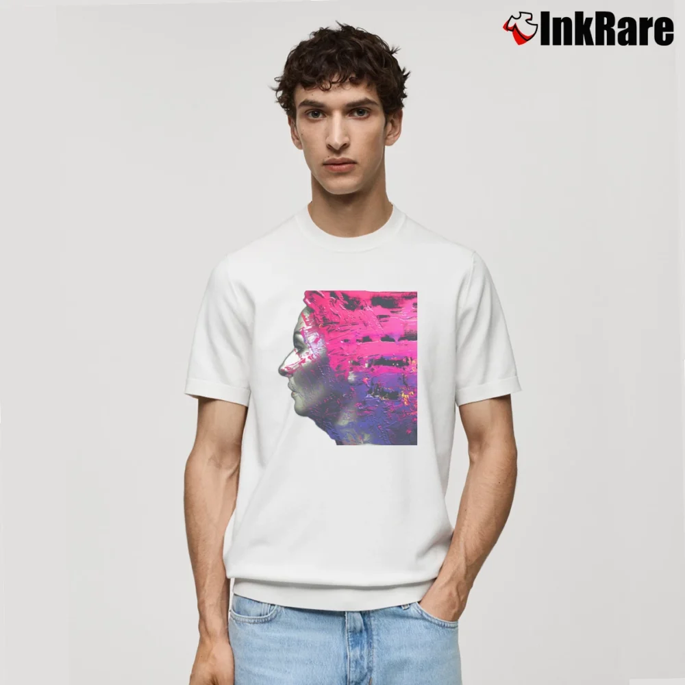 Men’s Steven Wilson Hand Cannot Erase Logo Classic T-Shirt in white | Soft, Breathable Everyday Wear