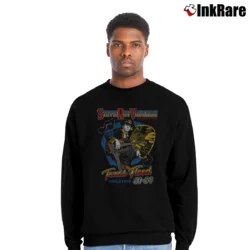 Men’s Stevie Ray Vaughan Texas Flood Crewneck Sweatshirt in black | Cozy Fabric, Clean Style