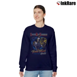 Women’s Stevie Ray Vaughan Texas Flood Relaxed Sweatshirt in navy | Soft, Laid-Back Vibe