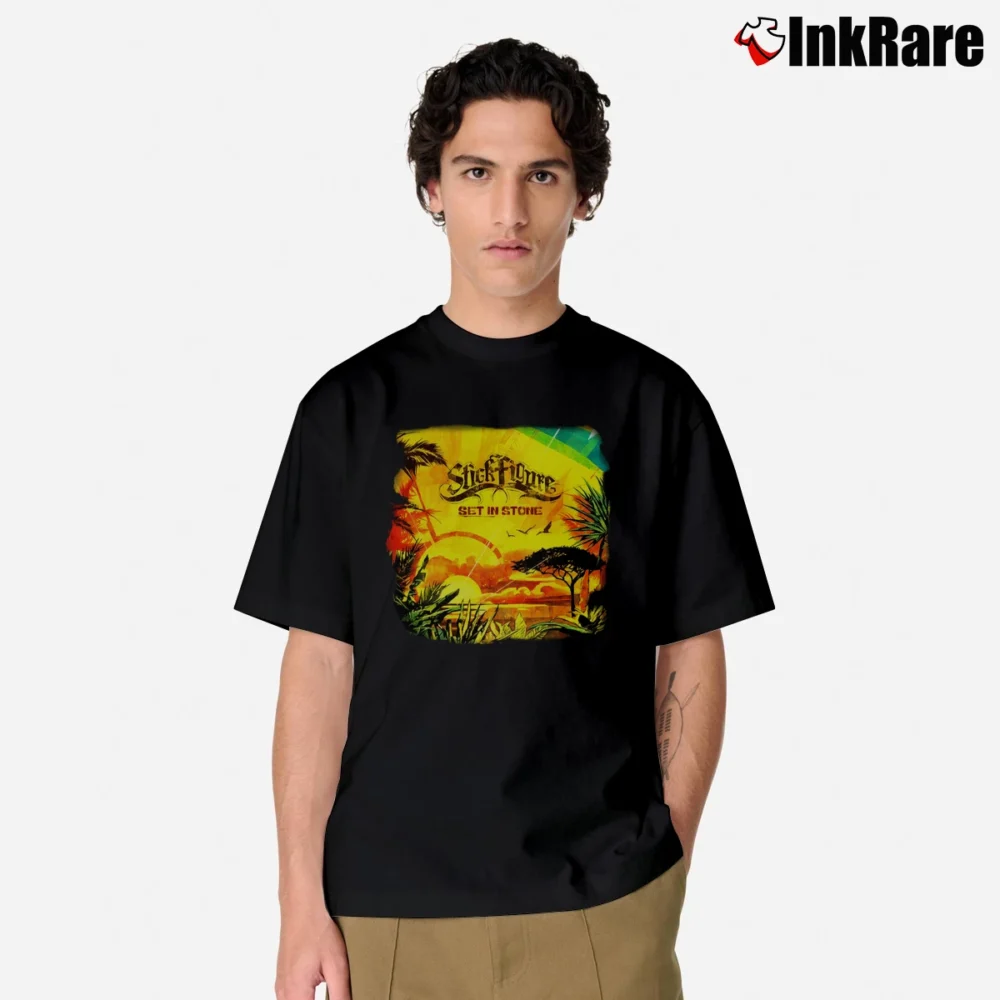 Men’s Stick Figure Set in Stone Classic T-Shirt in black | Soft, Breathable Everyday Wear
