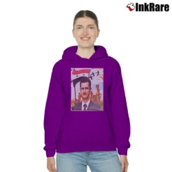 Women’s Still Standing Syria Al Assad Cozy Hoodie in purple | Warm, Structured, Stylish