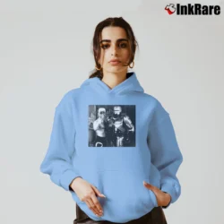 Women’s Sting And Robocop Cozy Hoodie in light blue | Warm, Structured, Stylish