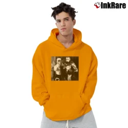 Men’s Sting And Robocop Pullover Hoodie in orange | Cozy, Durable, Modern Fit