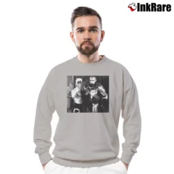 Men’s Sting And Robocop Crewneck Sweatshirt in sport grey | Cozy Fabric, Clean Style