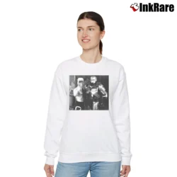 Women’s Sting And Robocop Relaxed Sweatshirt in white | Soft, Laid-Back Vibe