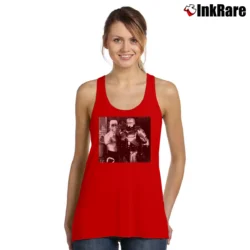 Women’s Sting And Robocop Tank Top in red | Lightweight, Movement-Friendly