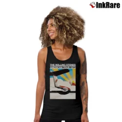 Women’s Stones Touring Party Rolling Stones American Tour 1972 Poster Tank Top in black | Lightweight, Movement-Friendly